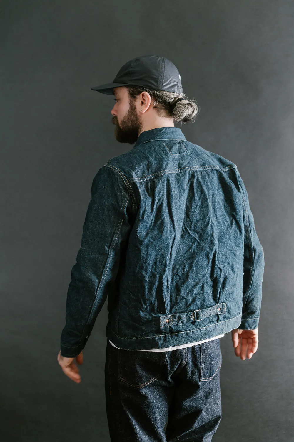 01507L-ISHIKAWADAI - 15oz "Ishikawadai" Selvedge Denim Jacket - Type I