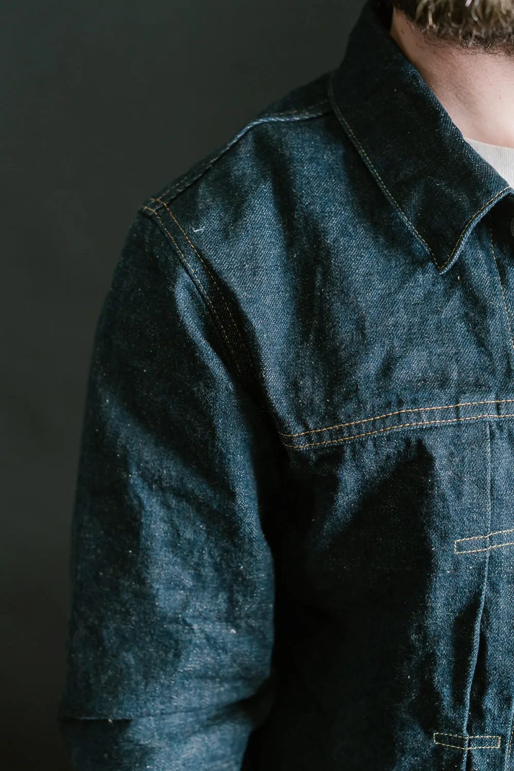 01507L-ISHIKAWADAI - 15oz "Ishikawadai" Selvedge Denim Jacket - Type I