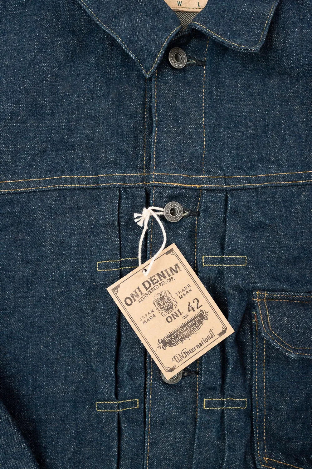 01507L-ISHIKAWADAI - 15oz "Ishikawadai" Selvedge Denim Jacket - Type I