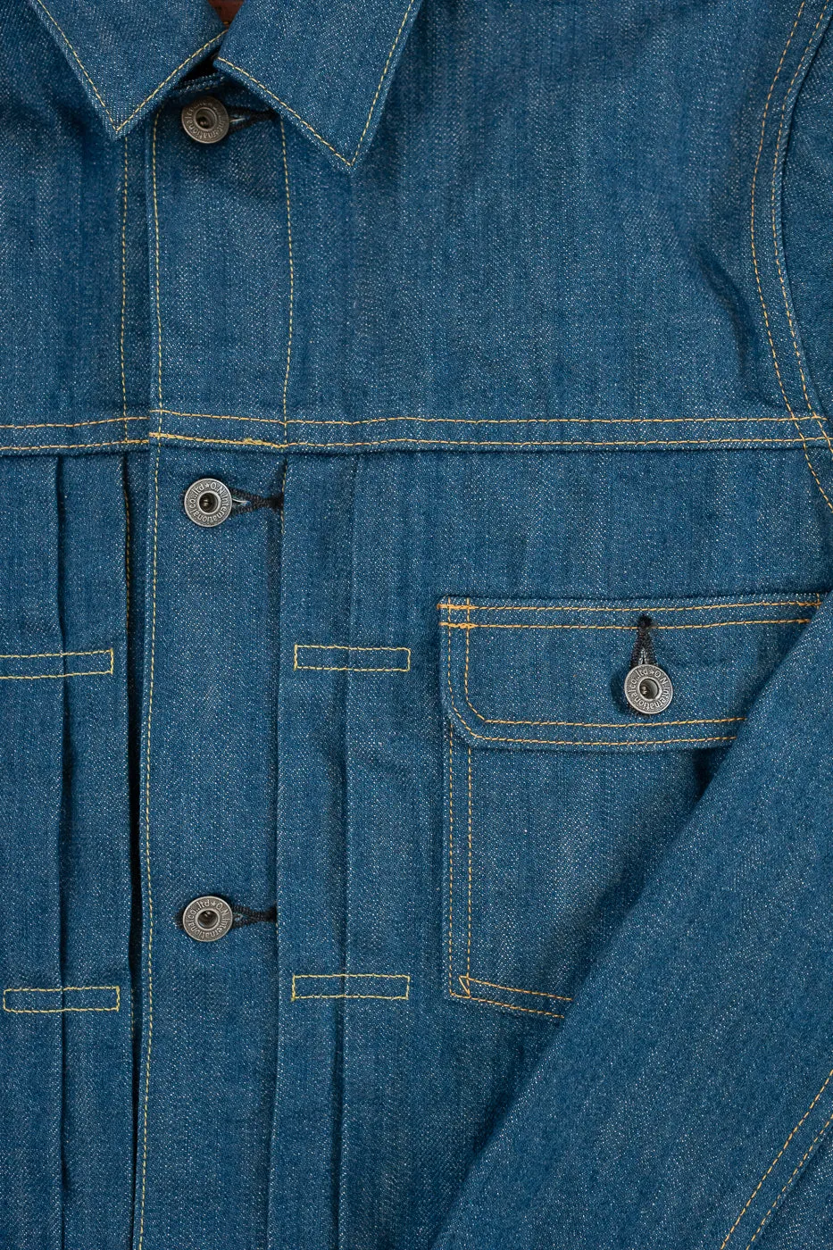 02516P-OFBD - 13.7oz "Old Faded Blue" Selvedge Denim - Type II Jacket