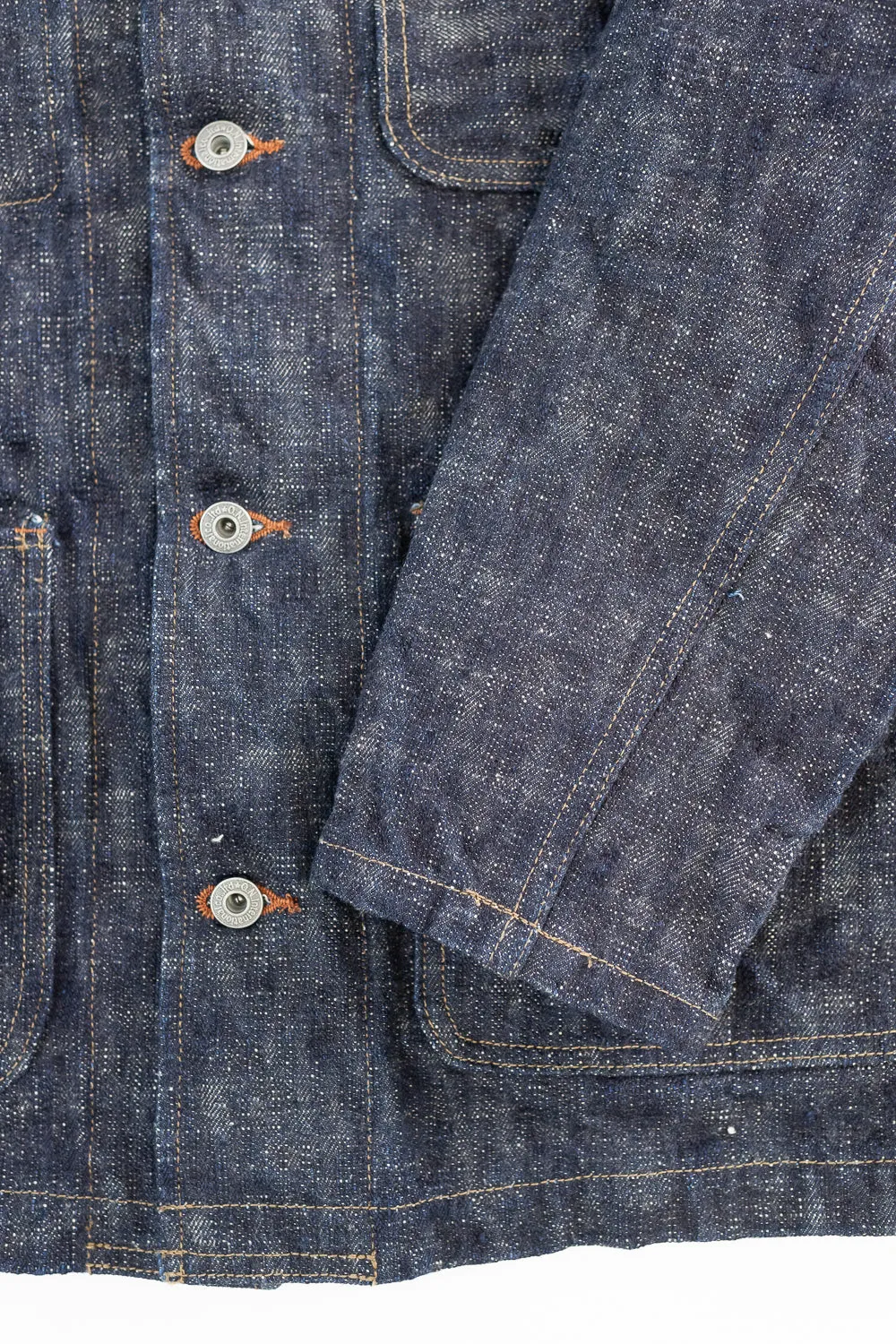 03502-KA - 17oz "Kasuri" Slub Selvedge - Coverall Jacket