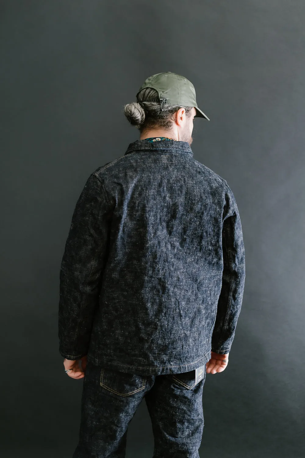 03502-KA - 17oz "Kasuri" Slub Selvedge - Coverall Jacket