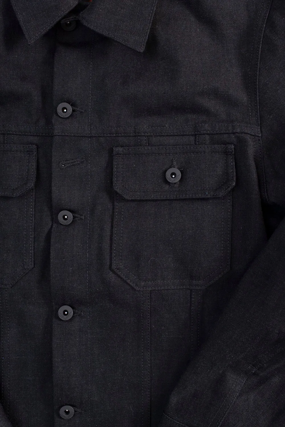 15oz Proprietary Selvedge Lined Cruiser Jacket - Stealth