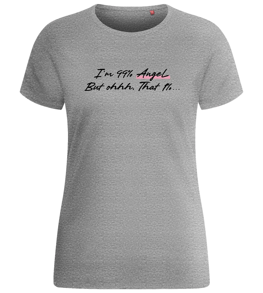 99% Angel Design - Basic women's fitted t-shirt