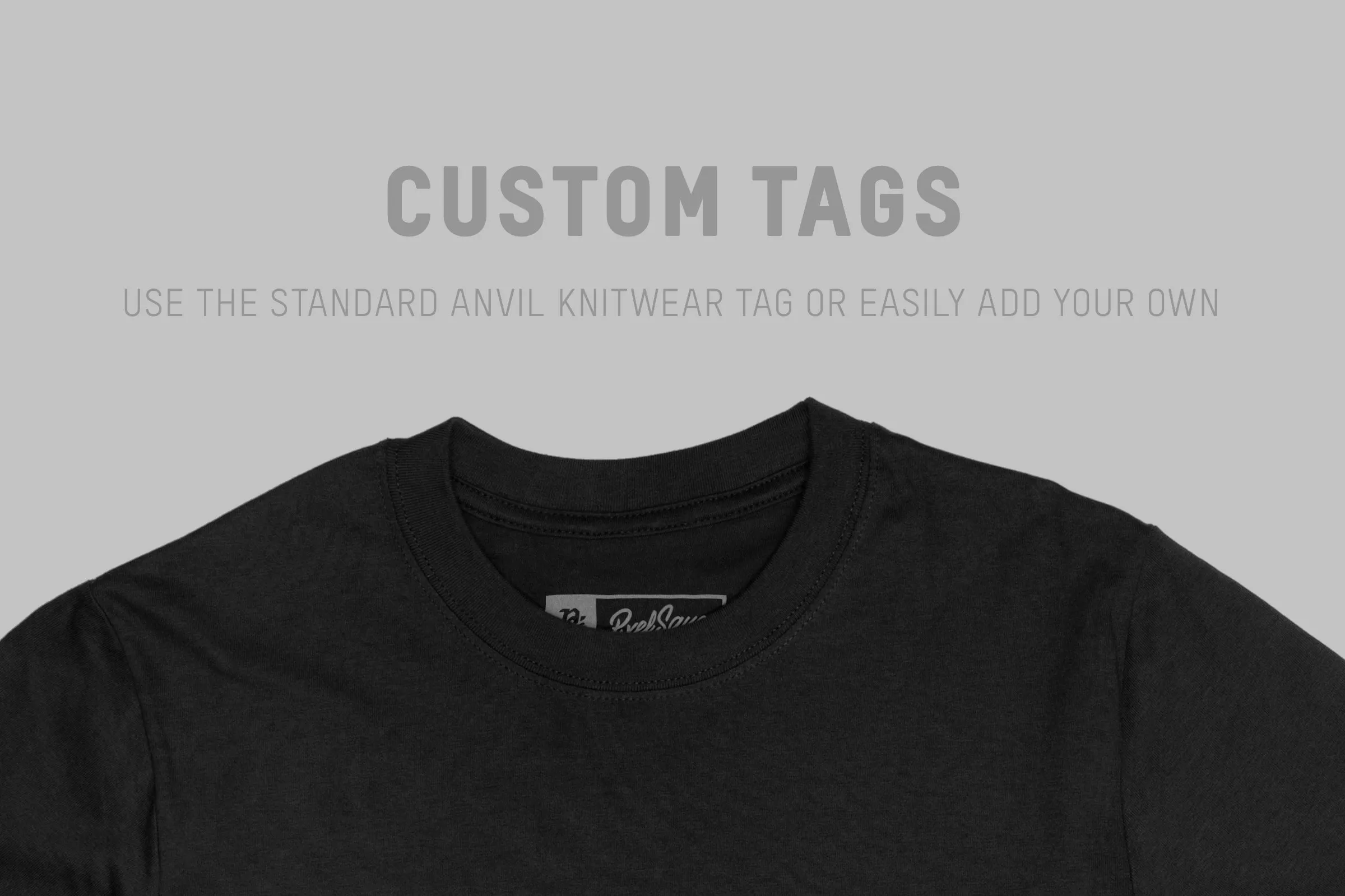 Anvil Knitwear 780 Adult Midweight T-SHirt Mockups