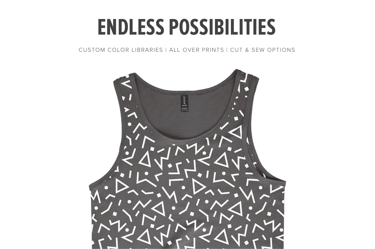 Anvil Knitwear 986 Lightweight Fashion Tank Mockups