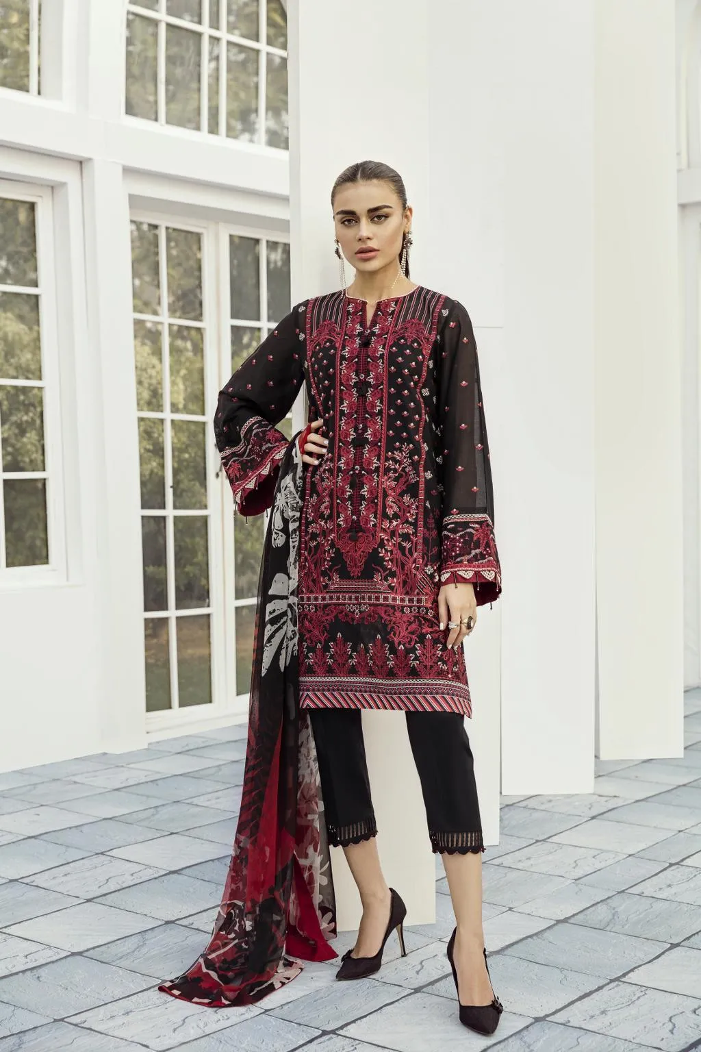 Baroque Fuchsia Lawn Collection Vol-2 2019 – Carnation