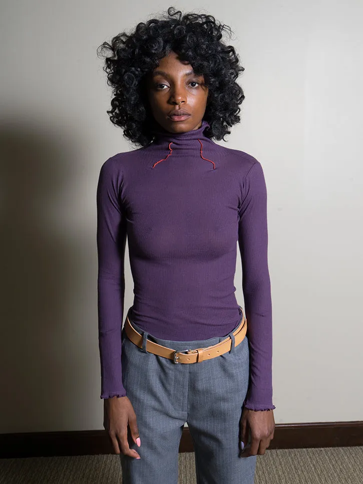 Baserange Oba Turtleneck, Purple