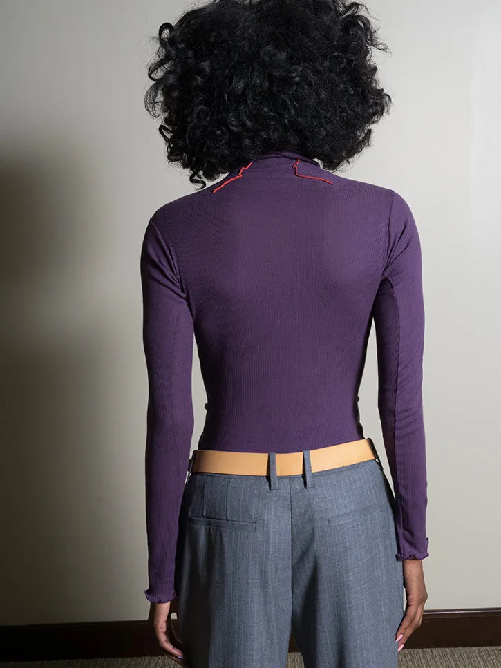 Baserange Oba Turtleneck, Purple