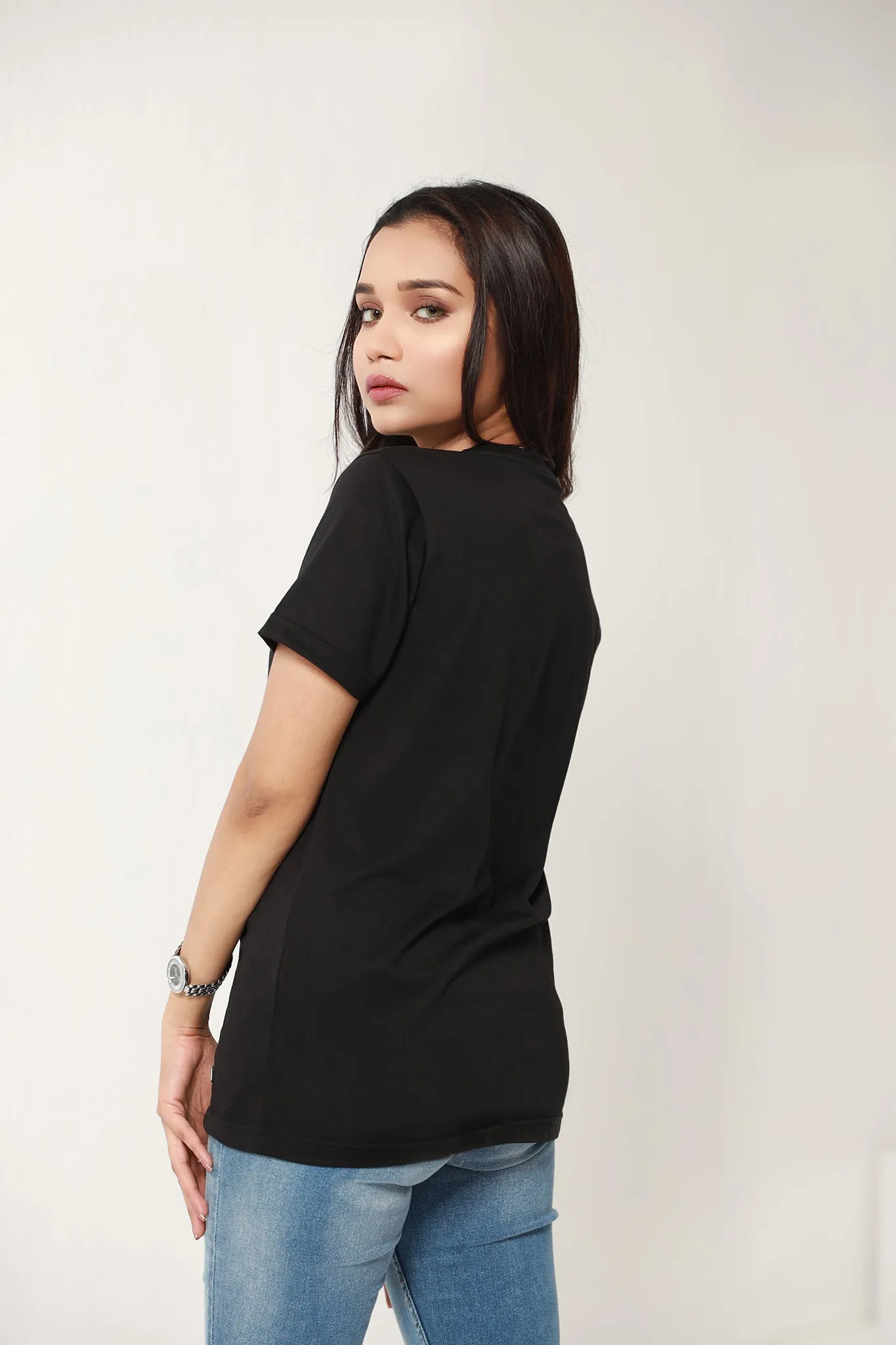 Basic Black T-Shirt (Plus Size) - P21 - MT0066P