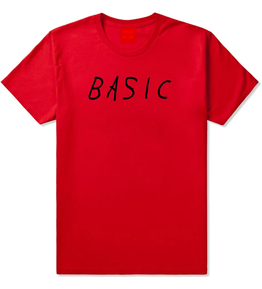 Basic Plain Mens T-Shirt