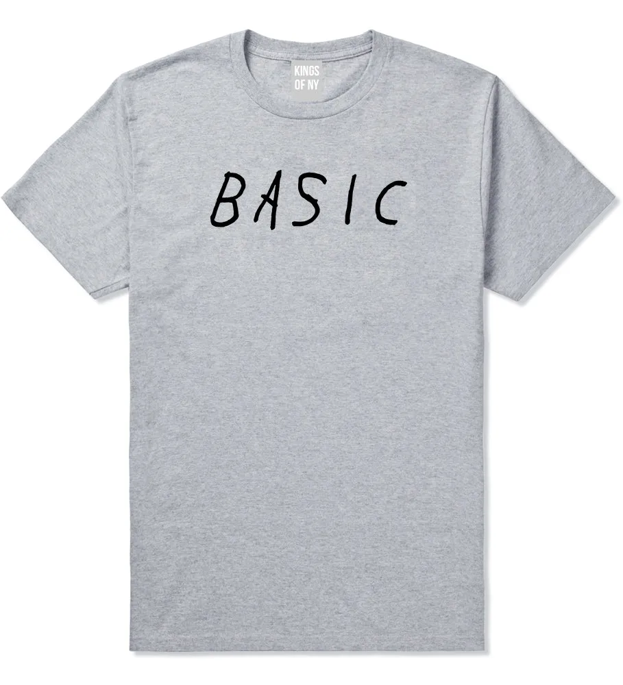 Basic Plain Mens T-Shirt