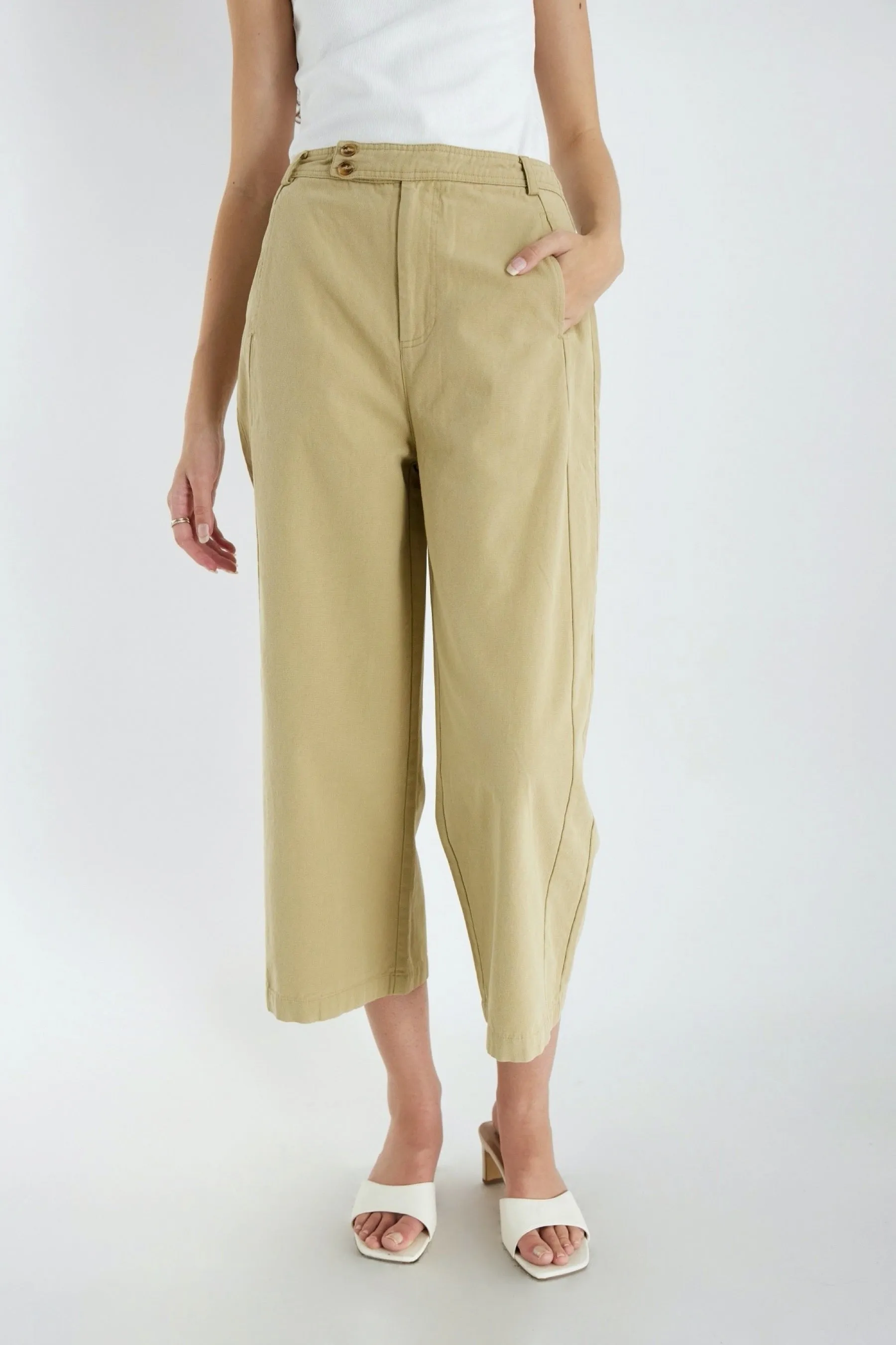 Beige Pacy Pants