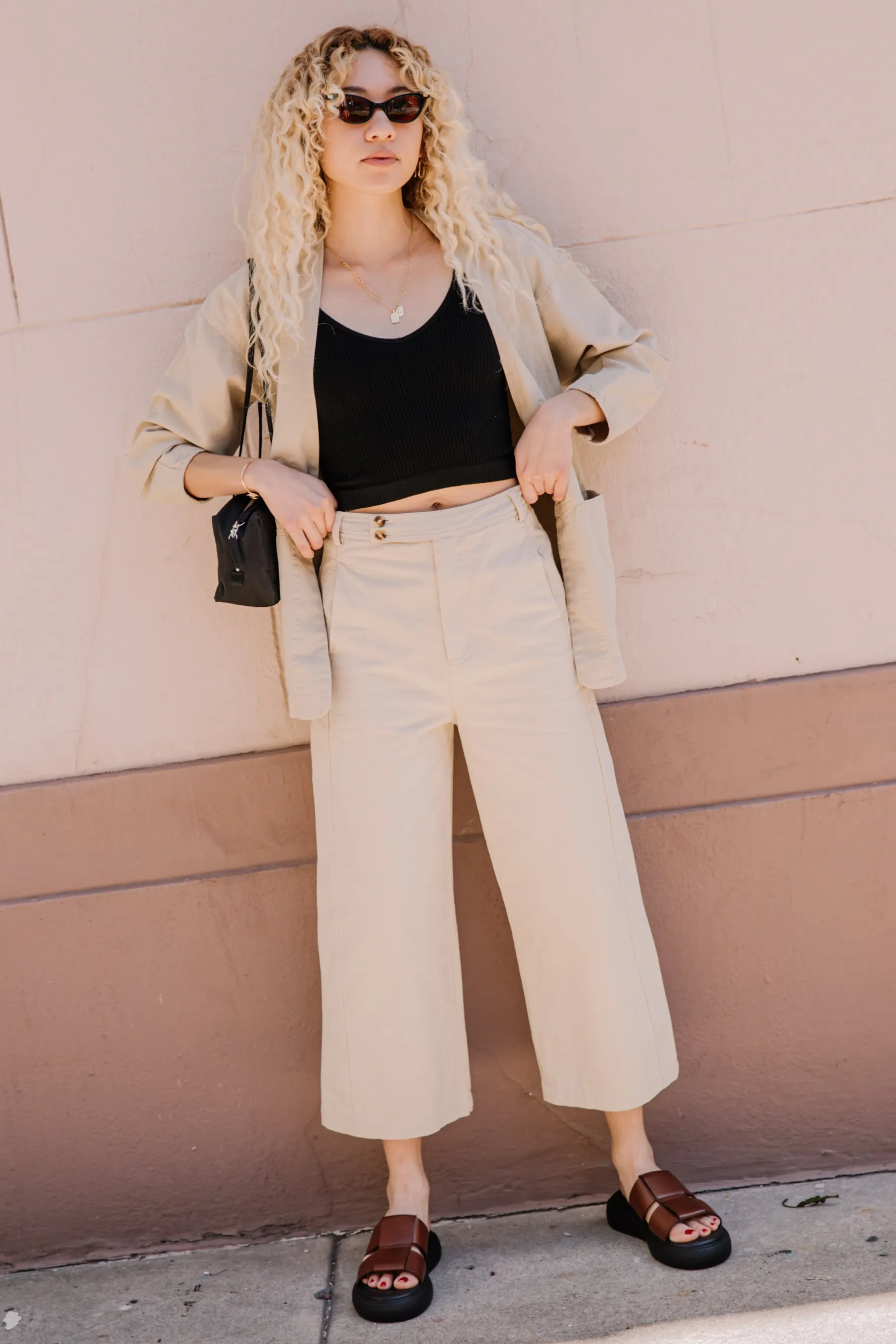 Beige Pacy Pants