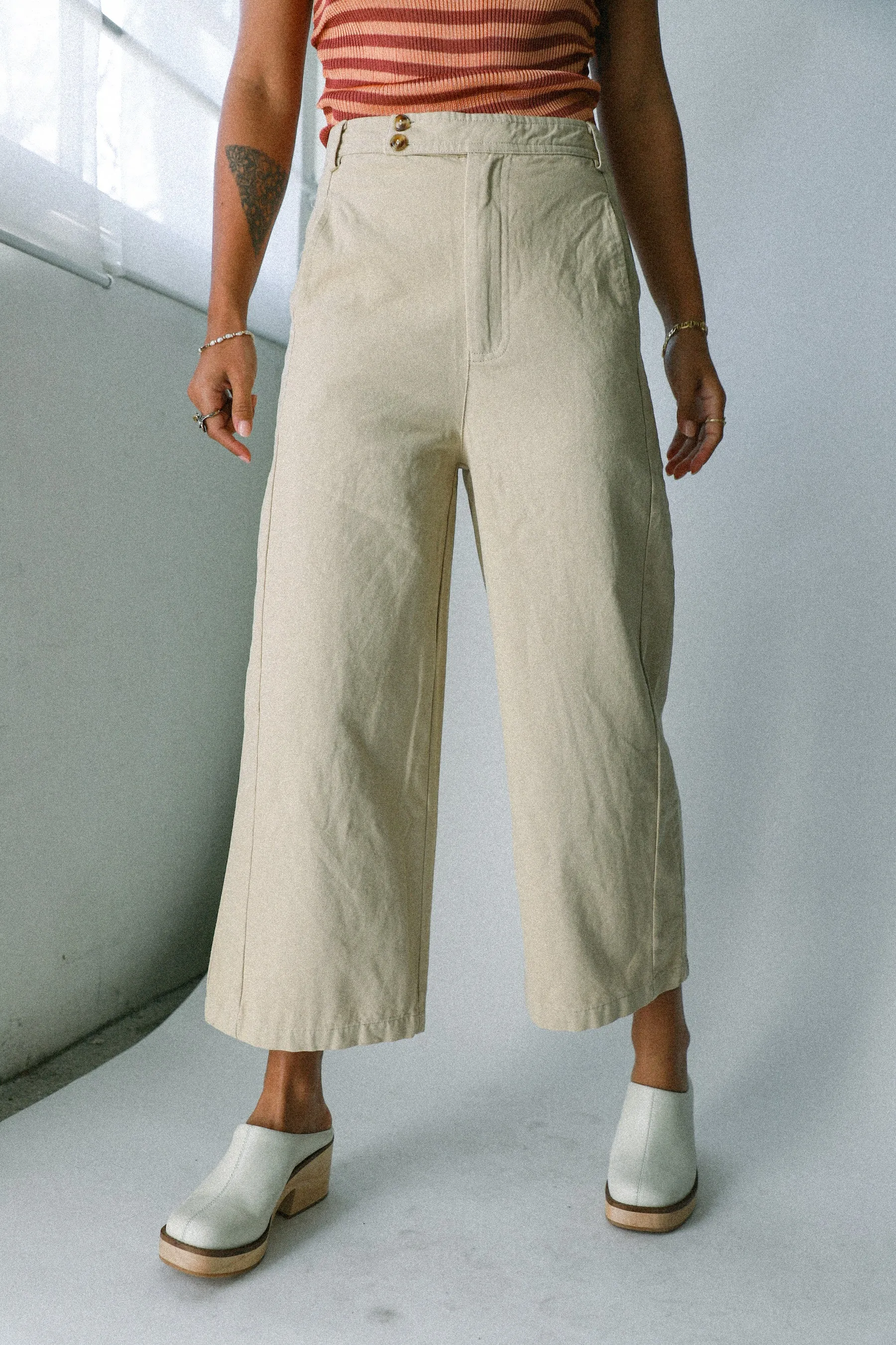 Beige Pacy Pants