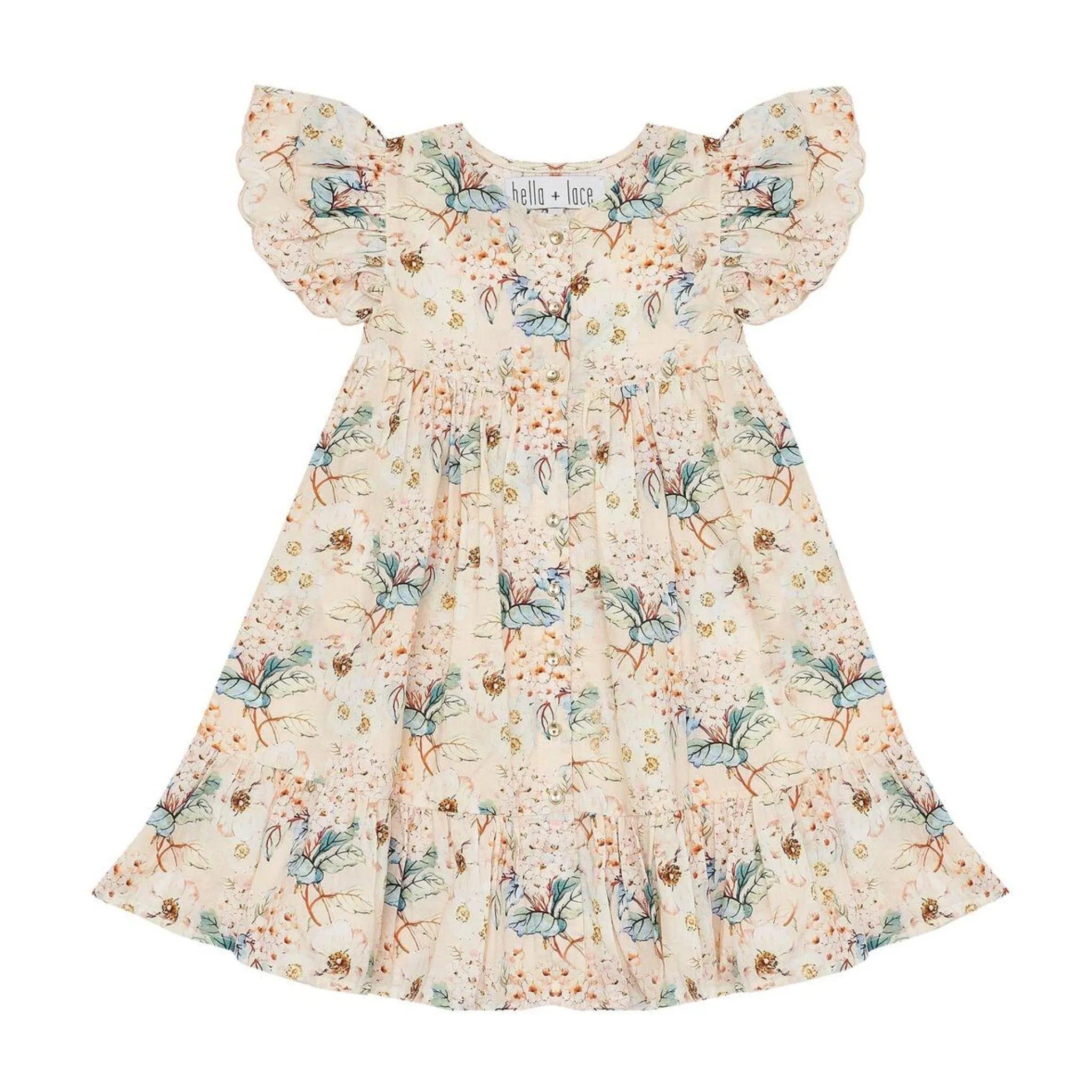 Bella   Lace - Cupcake Dress - Marshmallow