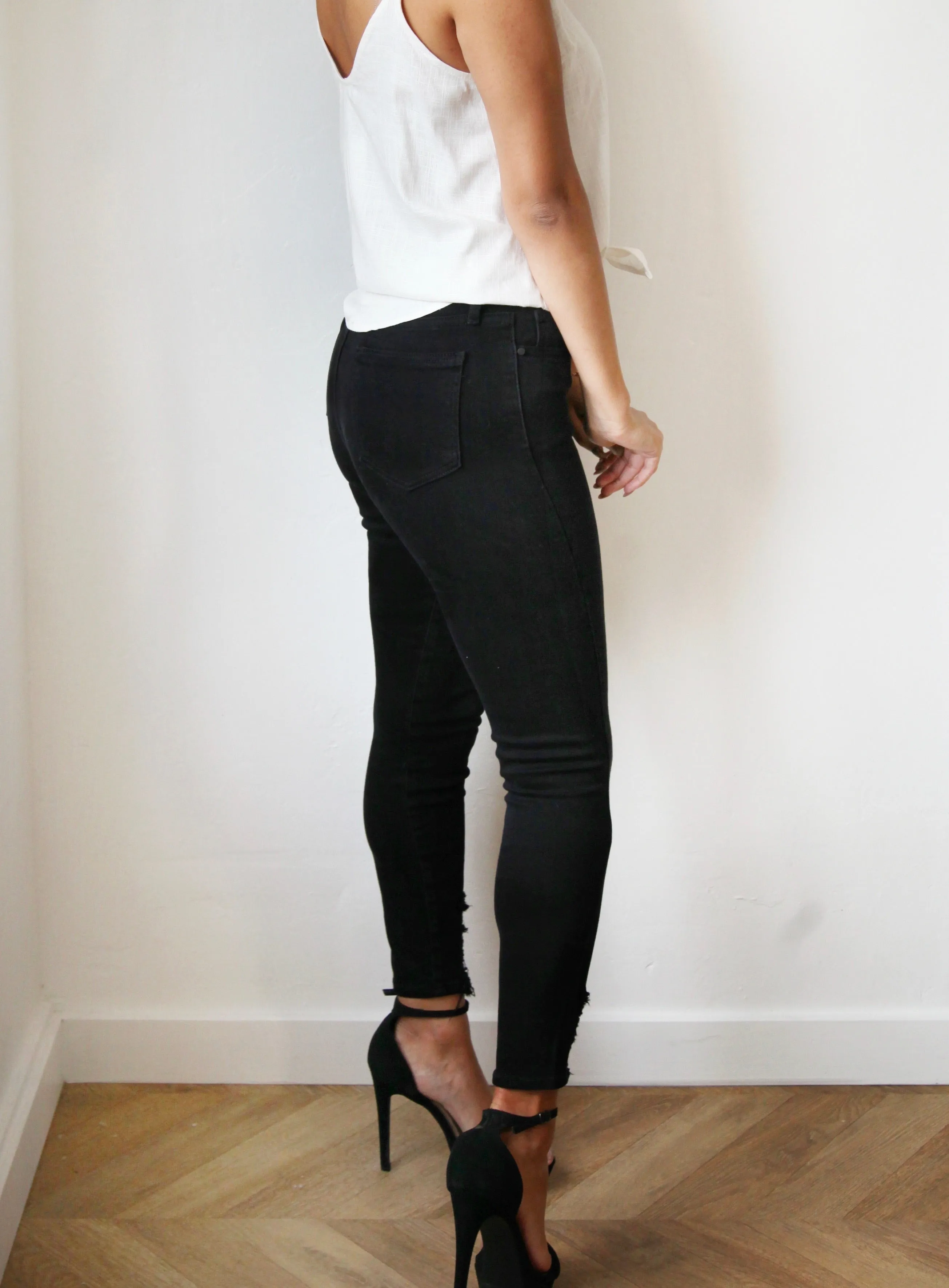 Black High Waist Skinny