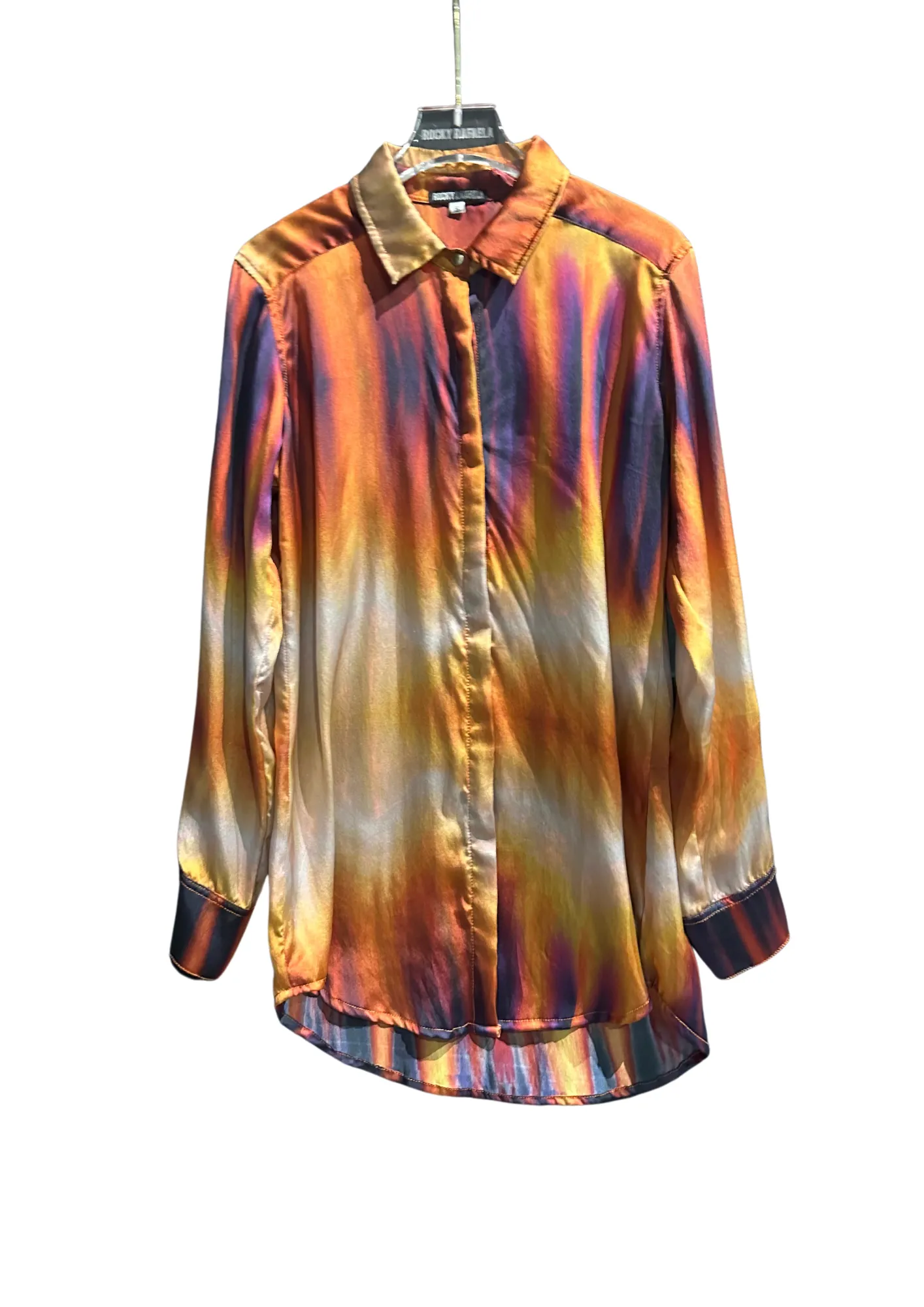 Bleed Satin Silk Shirt