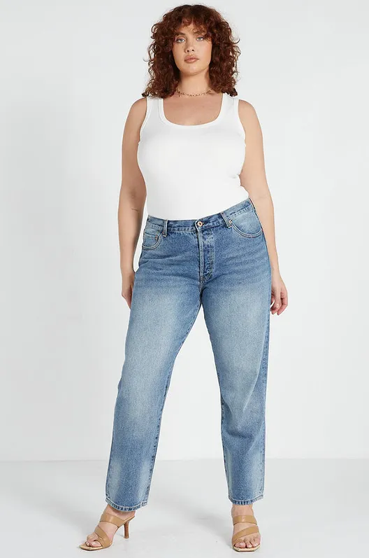 Bohemian Traders Slim Mum Jean