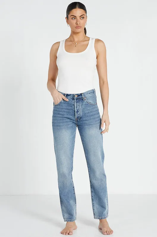 Bohemian Traders Slim Mum Jean