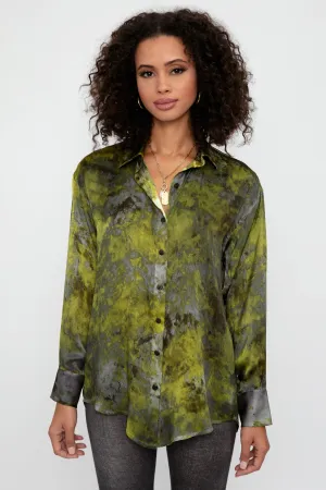 Boreal Silk Shirt in Lichen