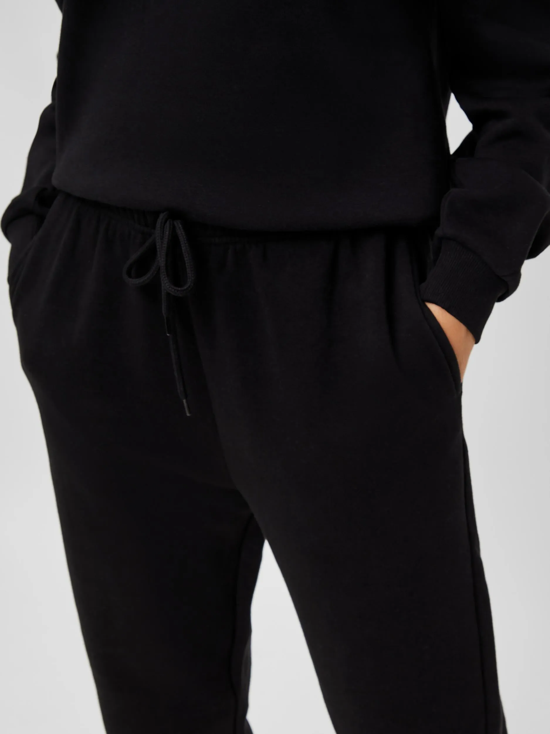 Chilli High Waisted Sweat Pants - Black