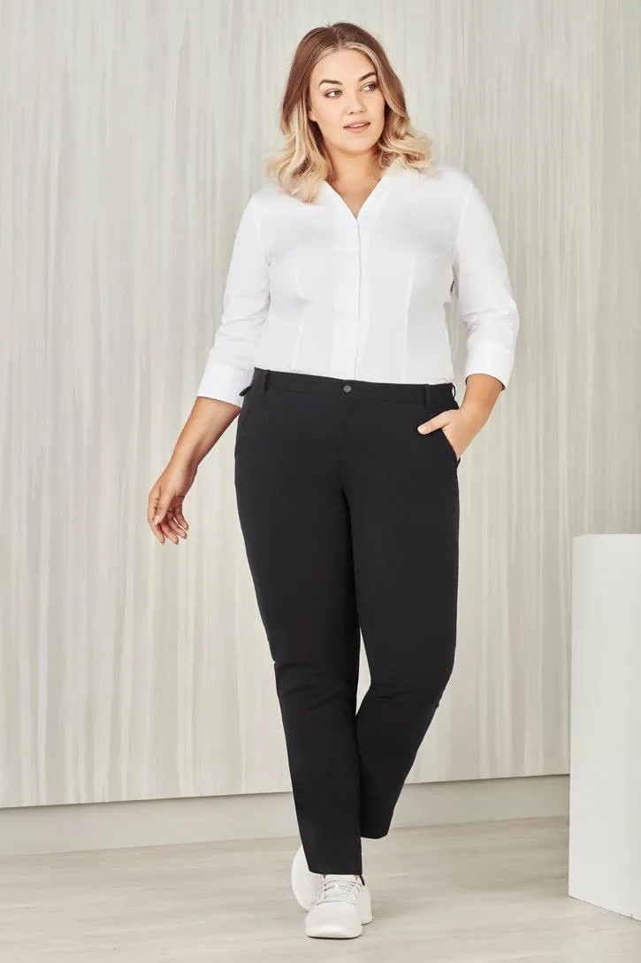 CL955LL Biz Care Womens Comfort Waist Straight Leg Pant