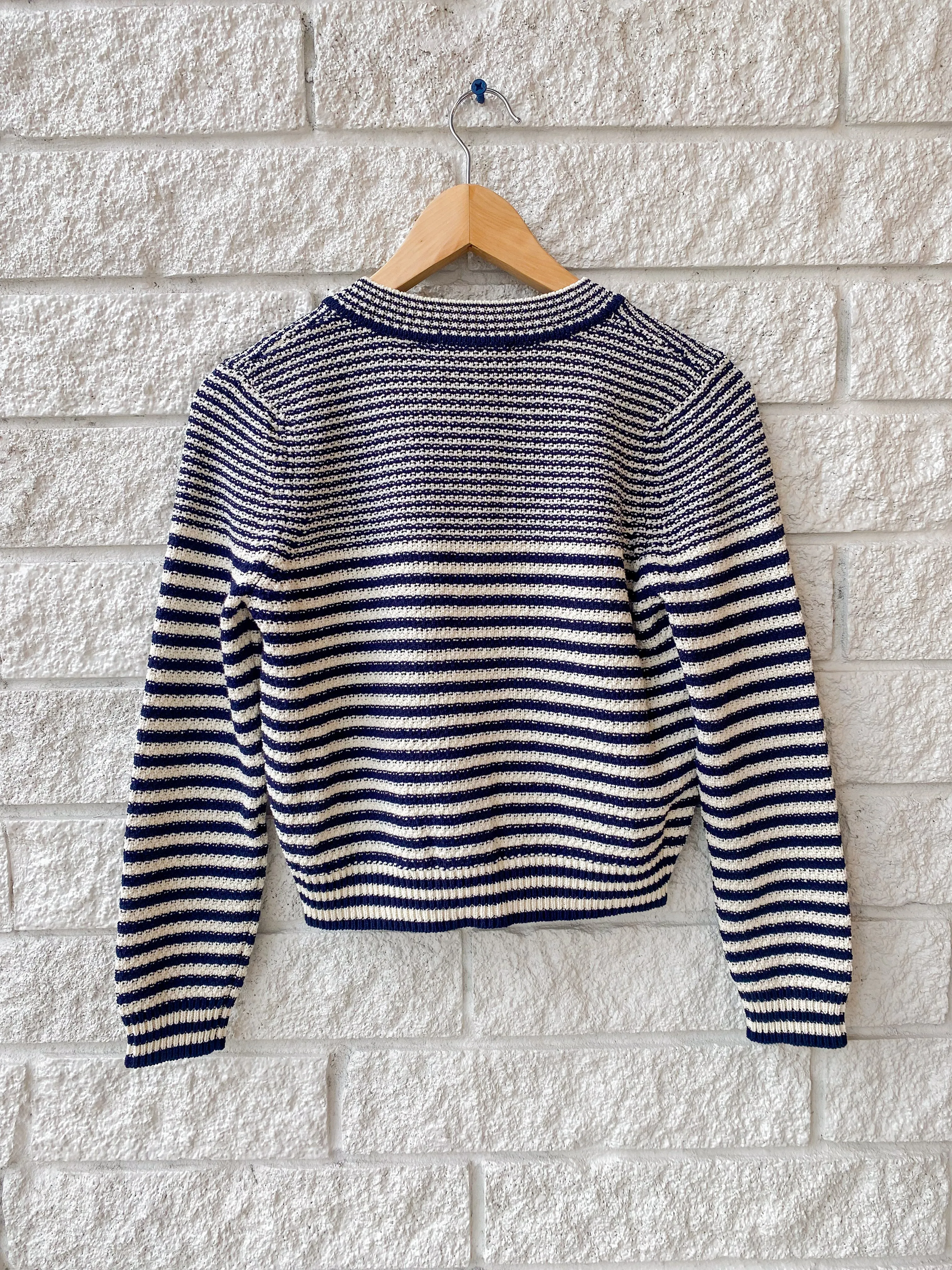 Compact Stripe Cardigan