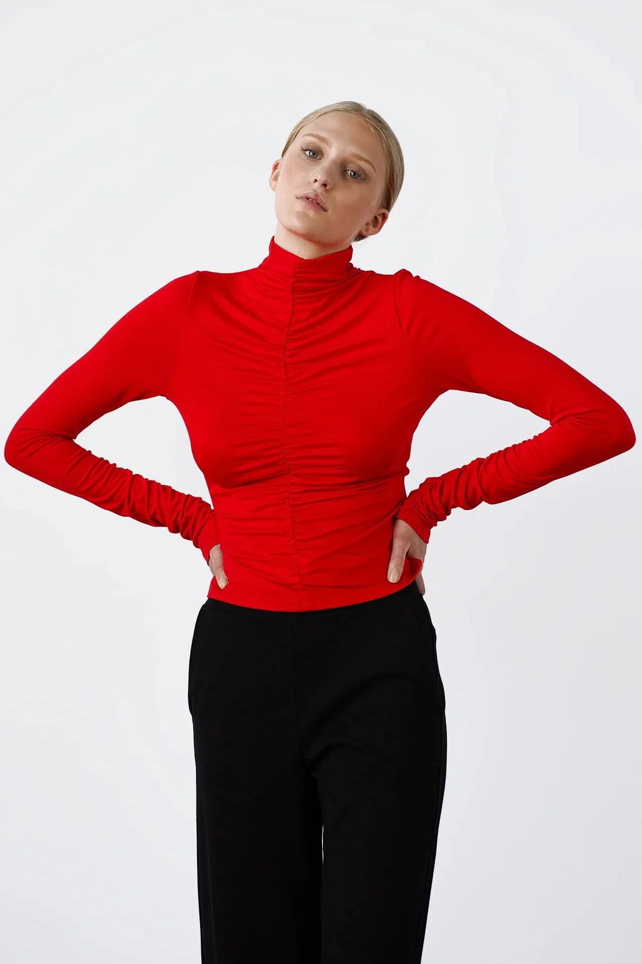 Corma Top Scarlet Red