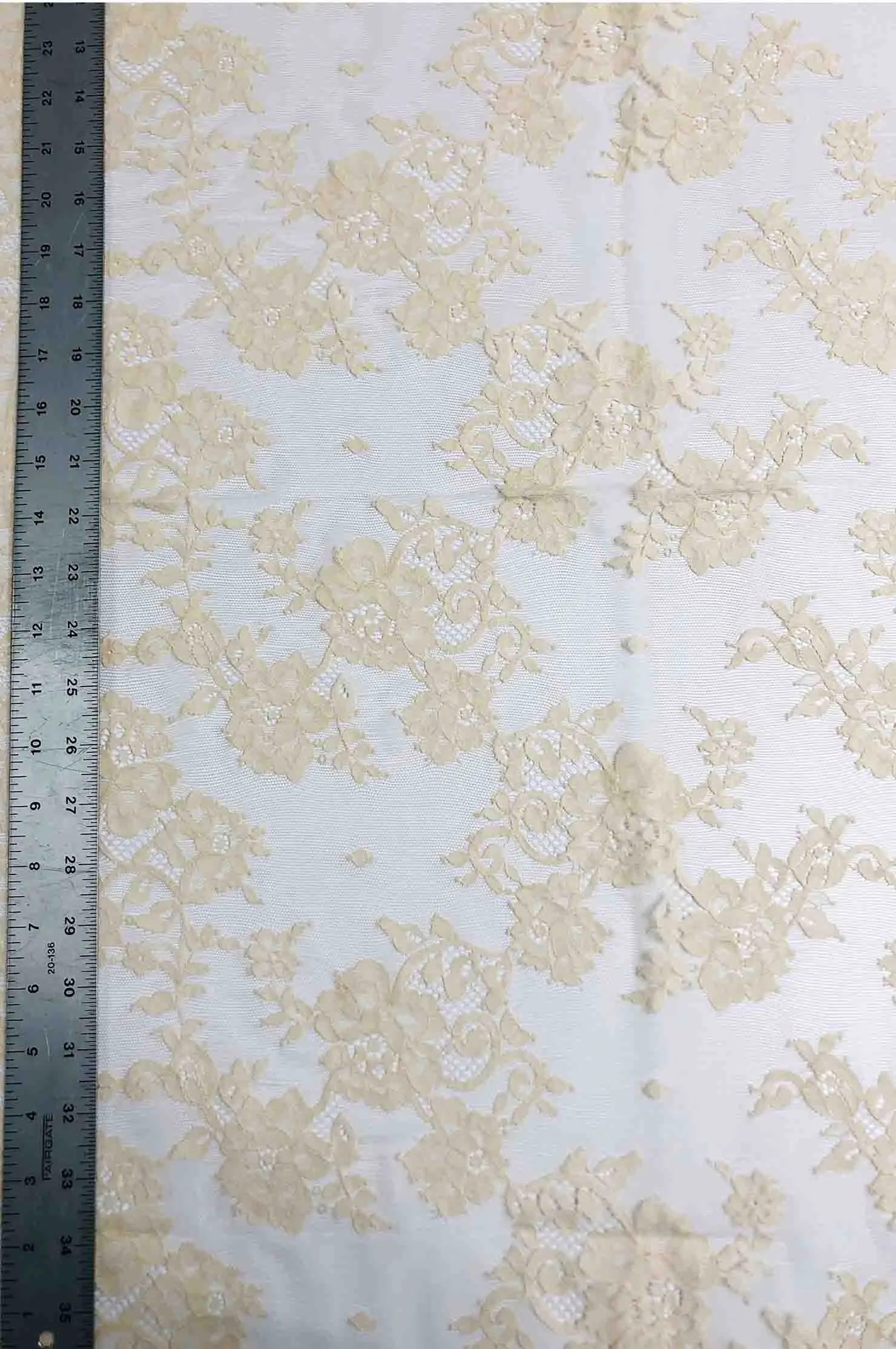 Cornhusk French Plain Lace FLP-005/8 Fabric