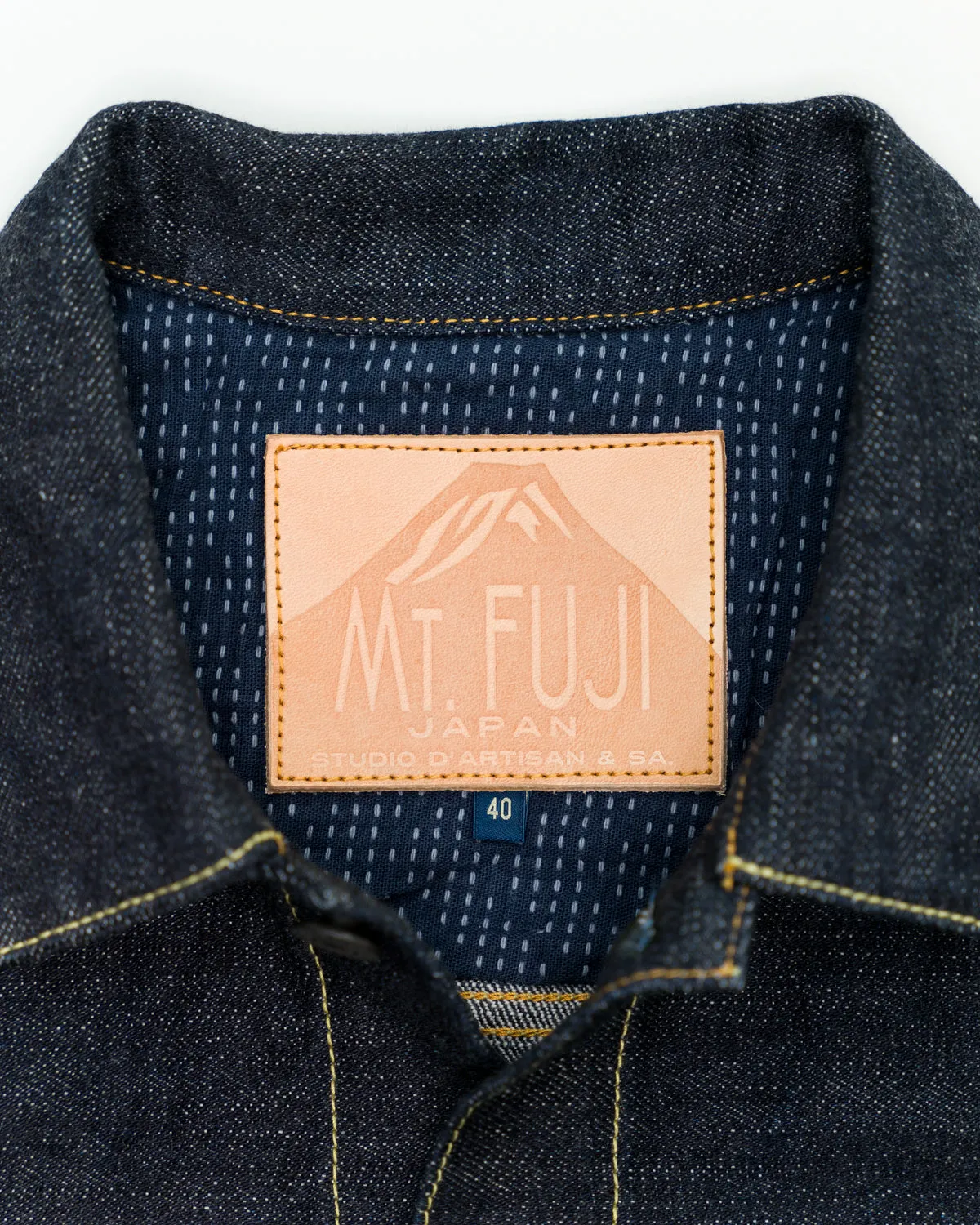 D4531 - 14oz "Mount Fuji" G3 Selvedge Jacket - Indigo O/W