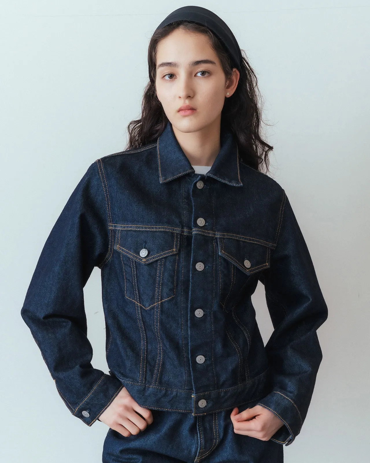 DENIM JACKET(NAVY)