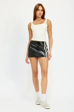 EMP Mini Moto Leather Skirt