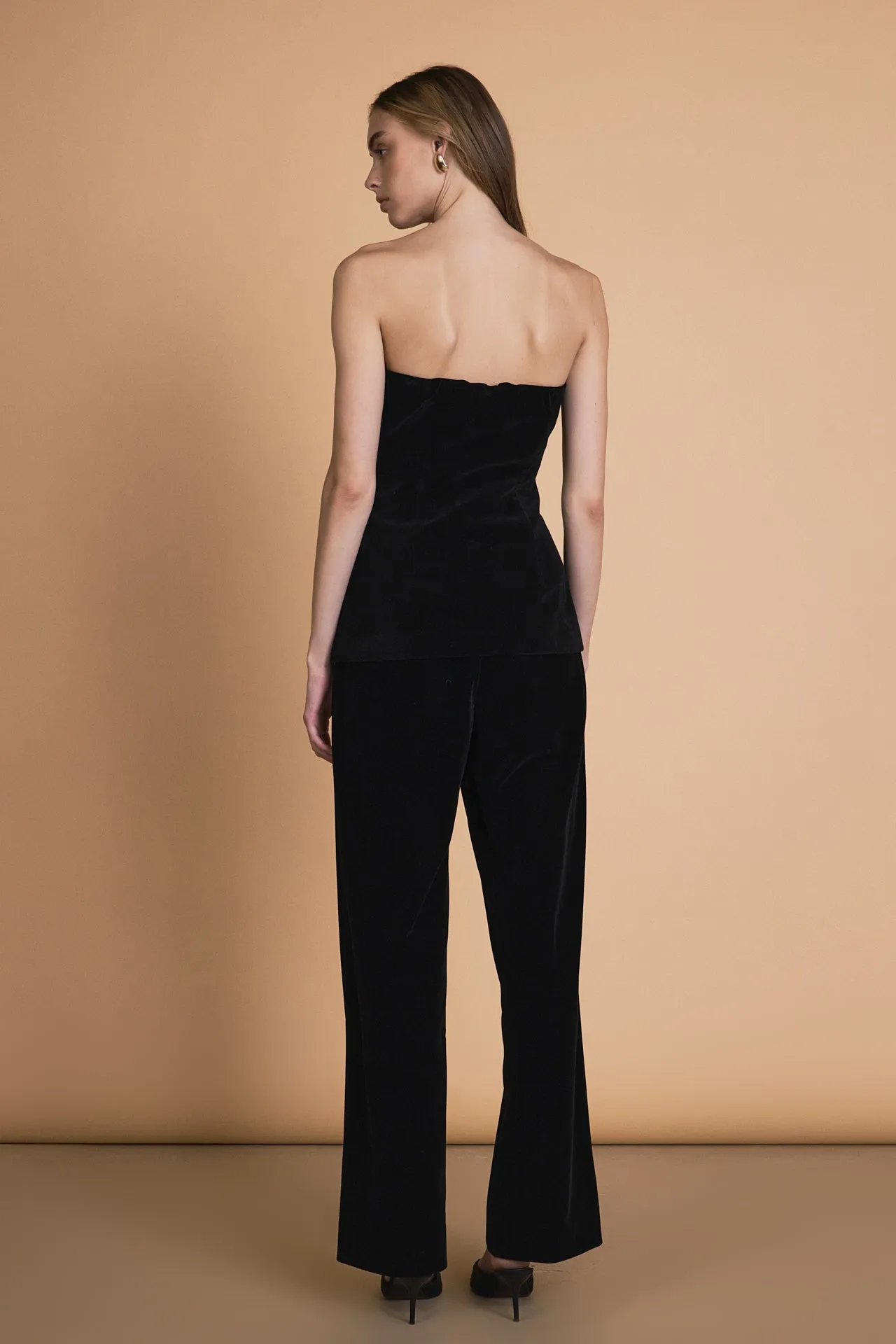 Endless Rose - Velvet High Waisted Trousers