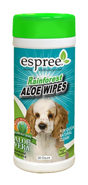 Espree Rainforest Aloe Wipes 50ct