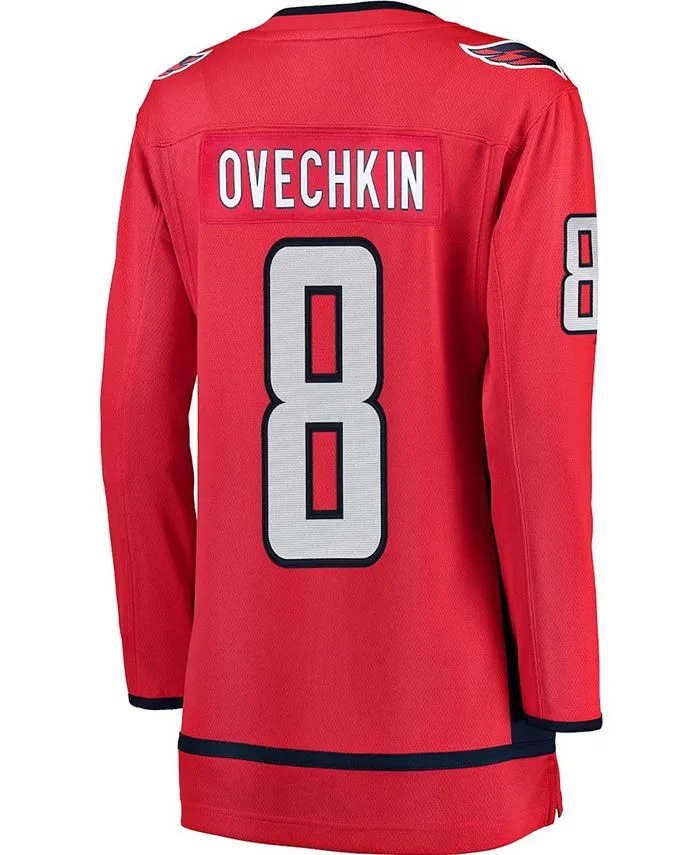 Fanatics Alexander Ovechkin Women's Red Home Jersey, Red