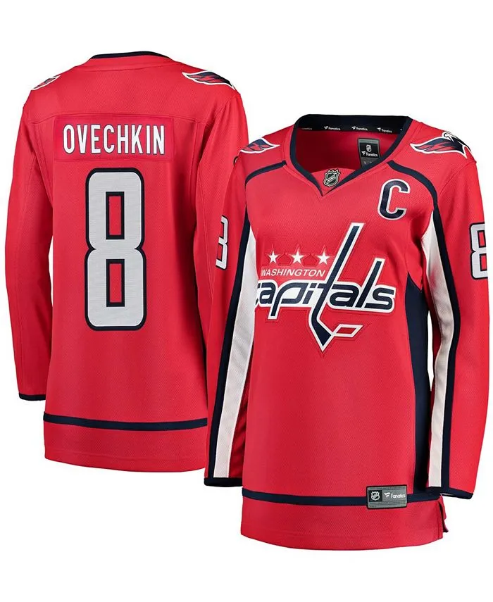 Fanatics Alexander Ovechkin Women's Red Home Jersey, Red