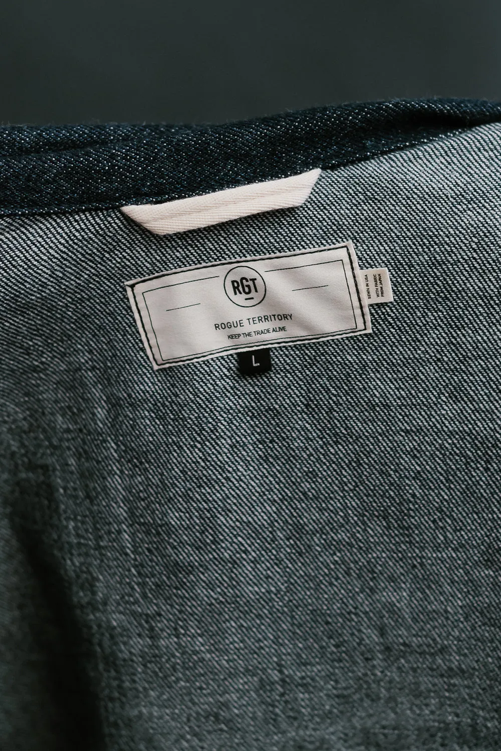 Field Jacket Knit Denim - Indigo