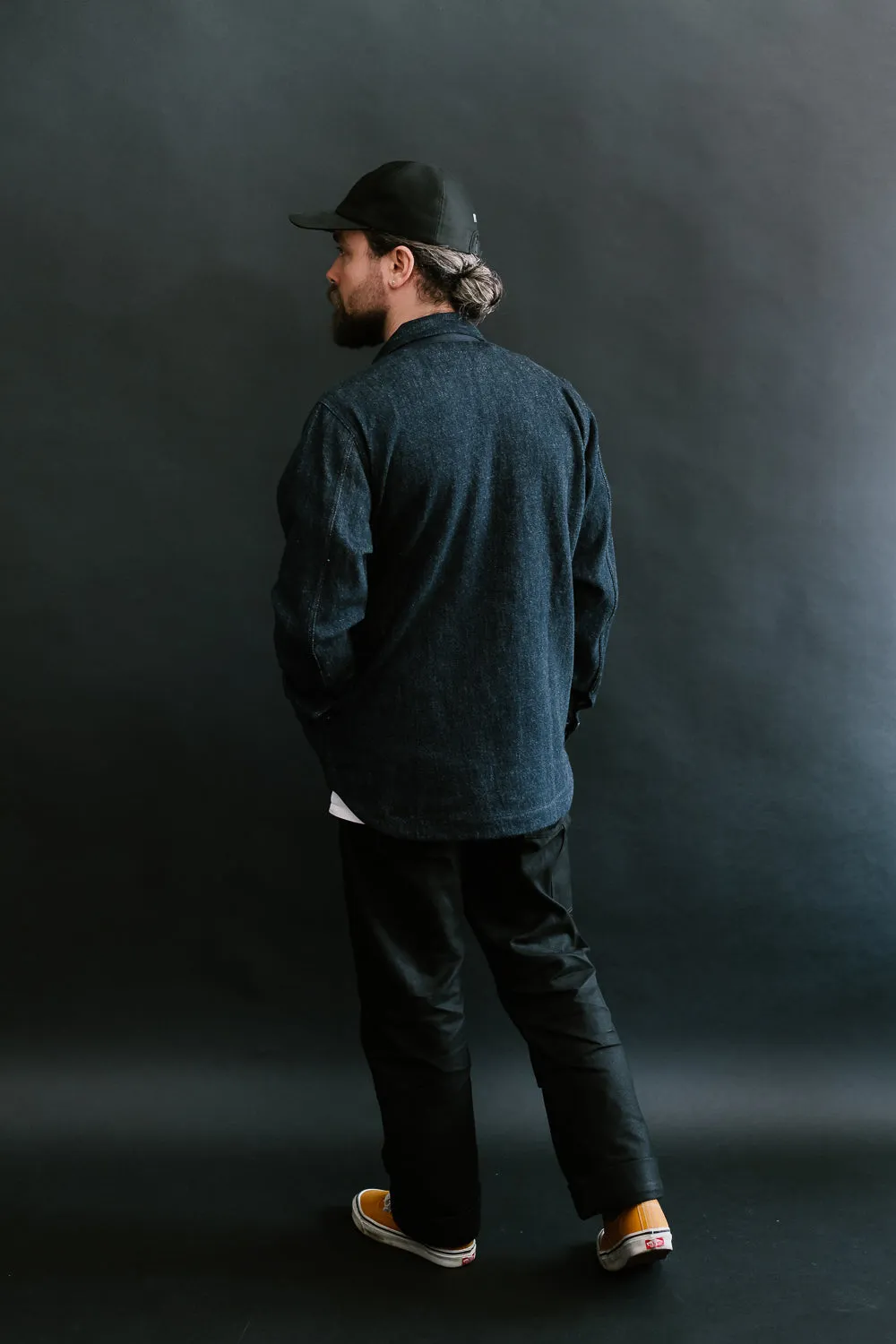 Field Jacket Knit Denim - Indigo