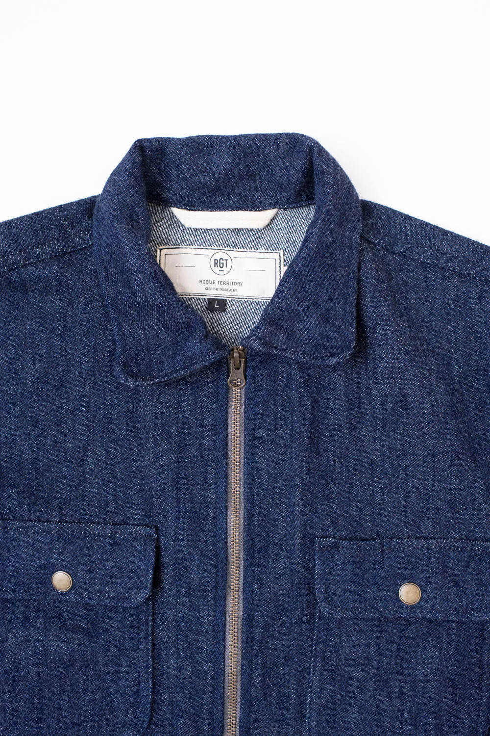 Field Jacket Knit Denim - Indigo