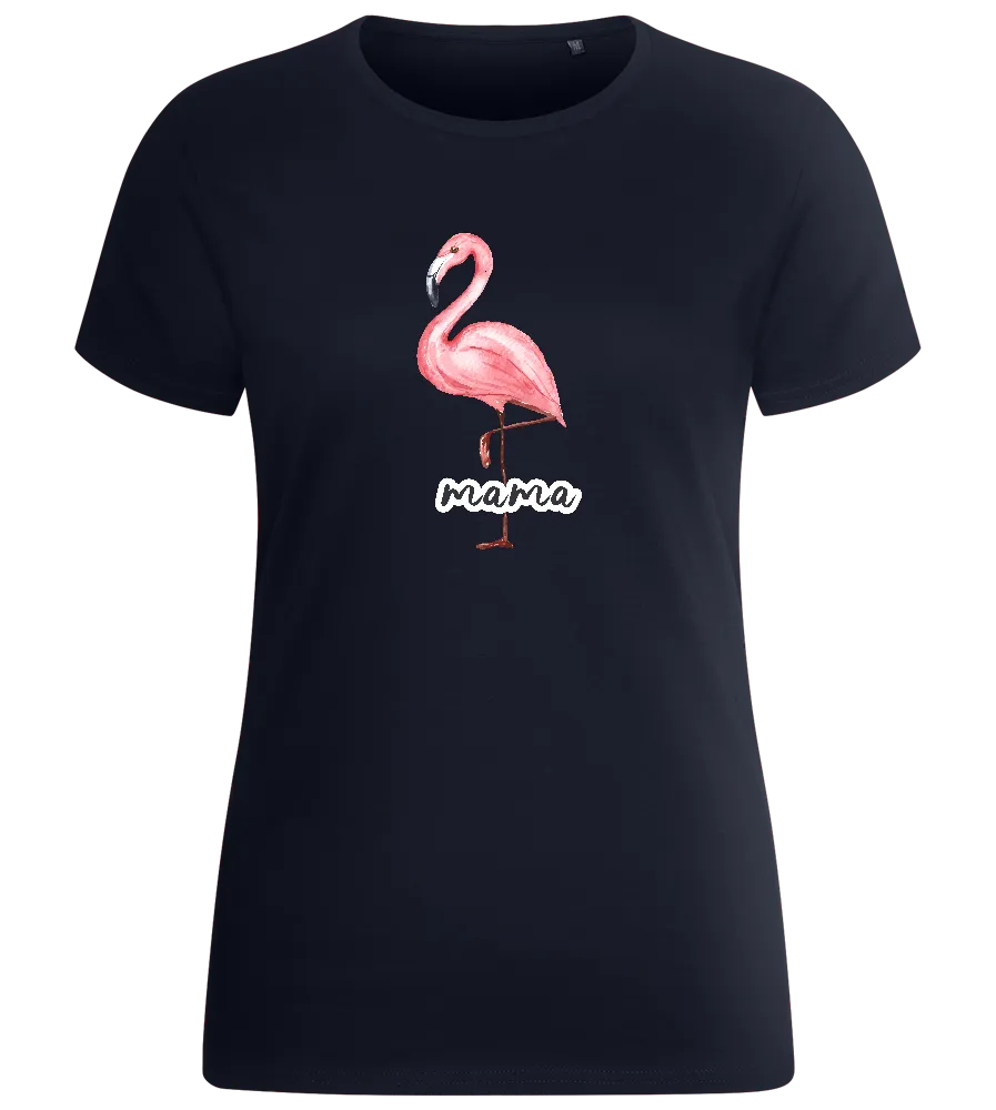 Flamingo Mama Design - Basic women's fitted t-shirt