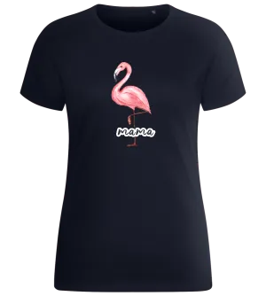 Flamingo Mama Design - Basic women's fitted t-shirt