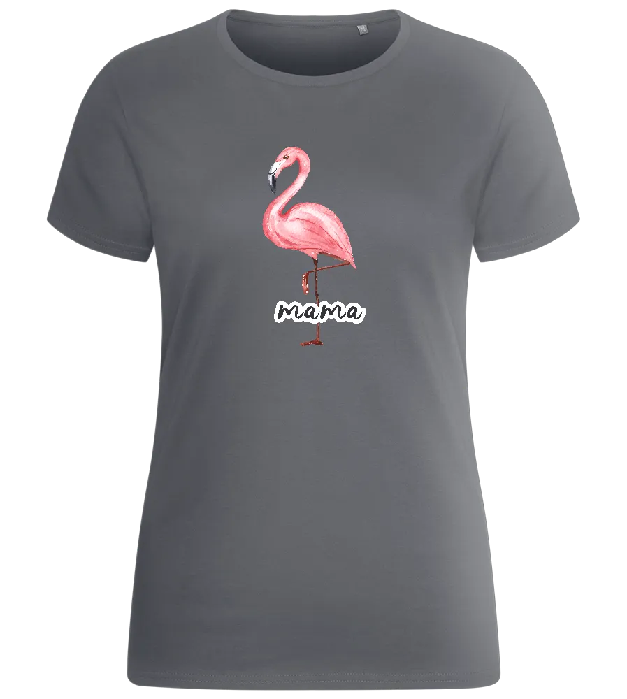 Flamingo Mama Design - Basic women's fitted t-shirt