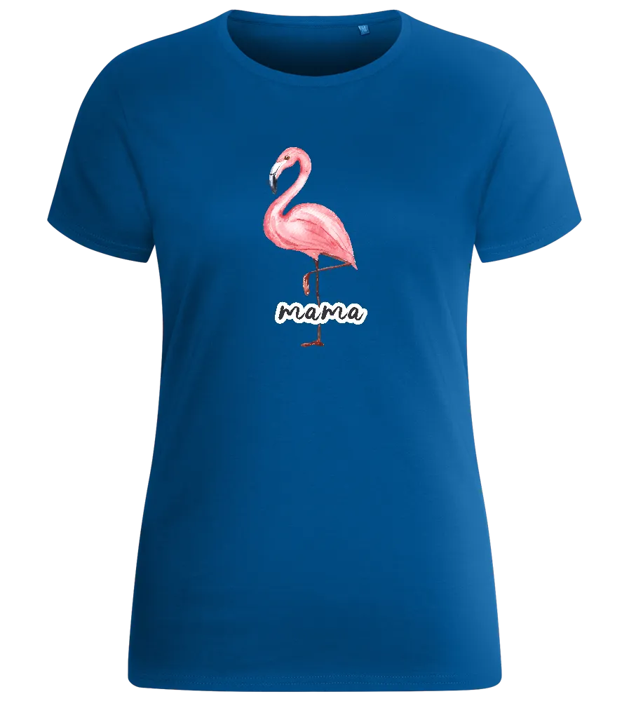 Flamingo Mama Design - Basic women's fitted t-shirt