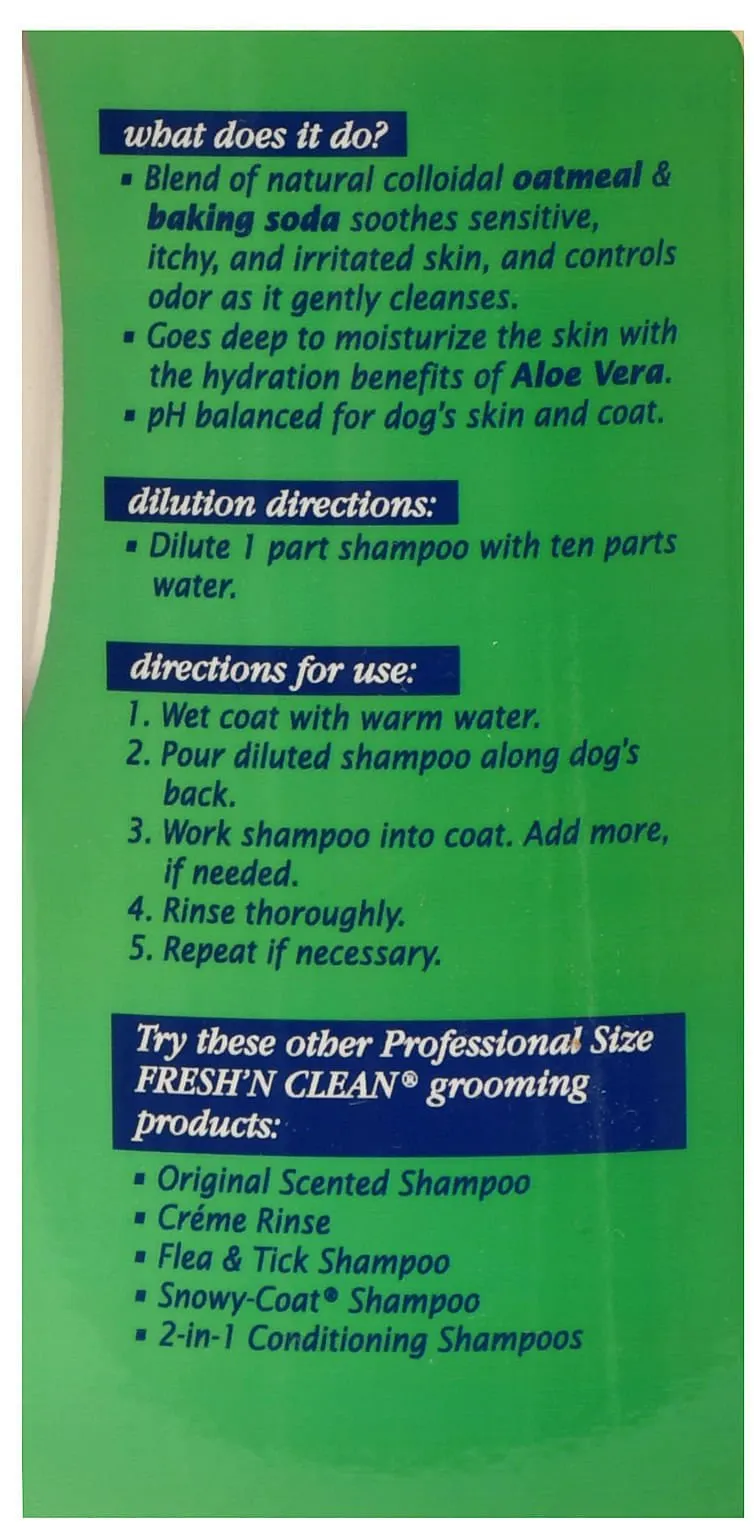 Fresh 'n Clean Oatmeal 'n Baking Soda Dog Shampoo