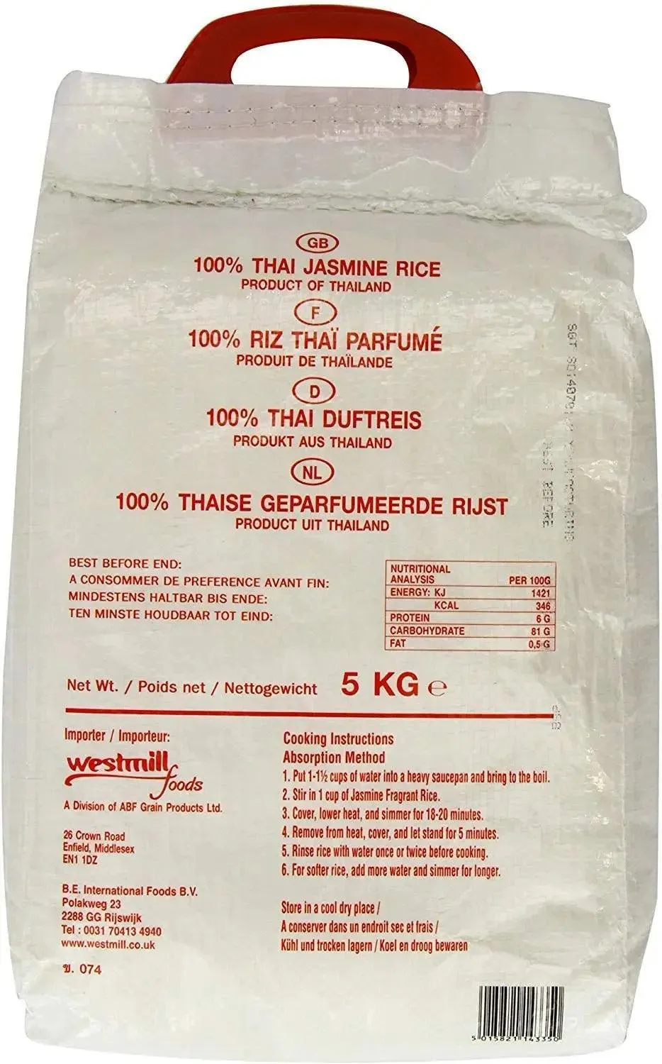 Green Dragon Thai Fragrant Rice 5Kg