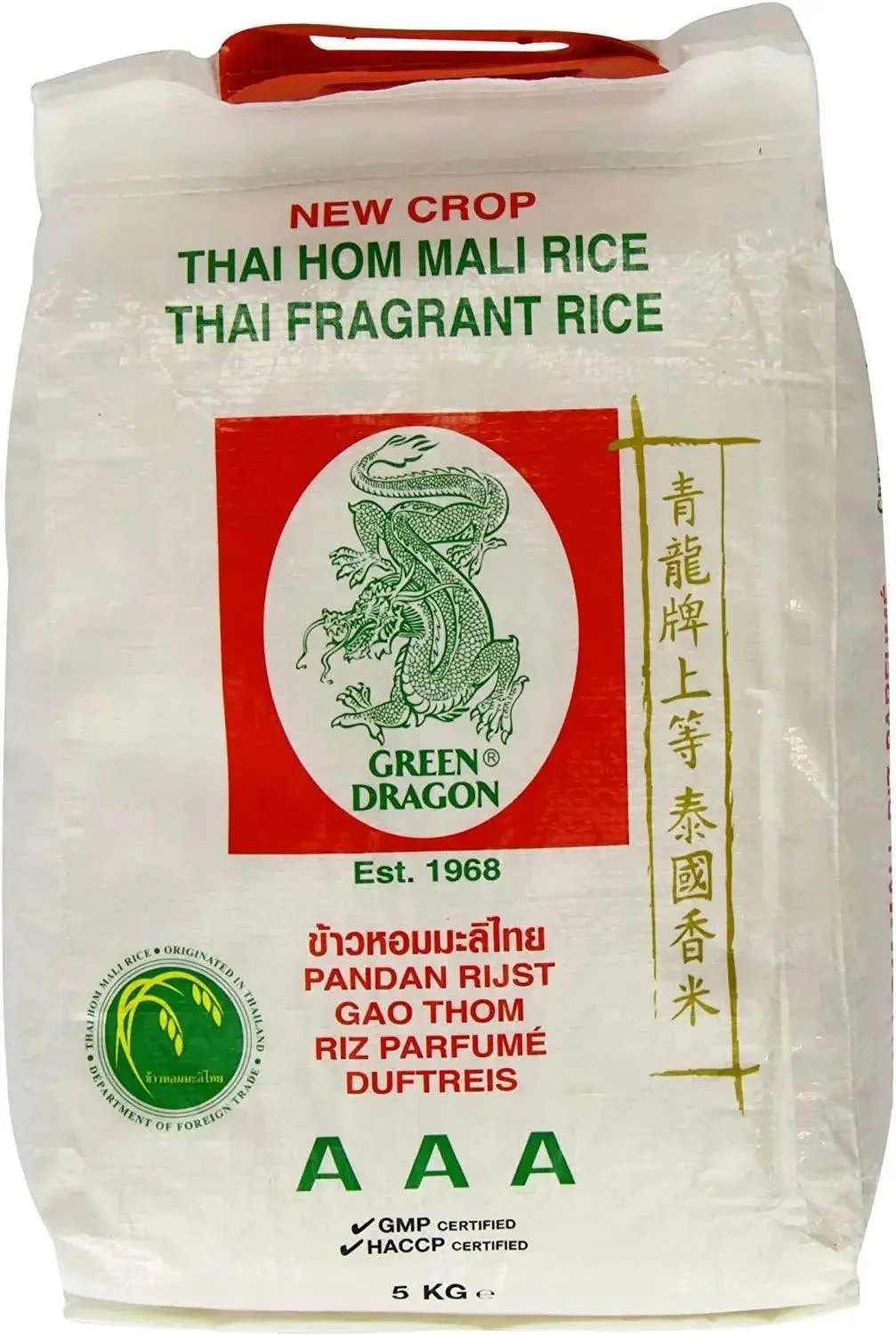 Green Dragon Thai Fragrant Rice 5Kg