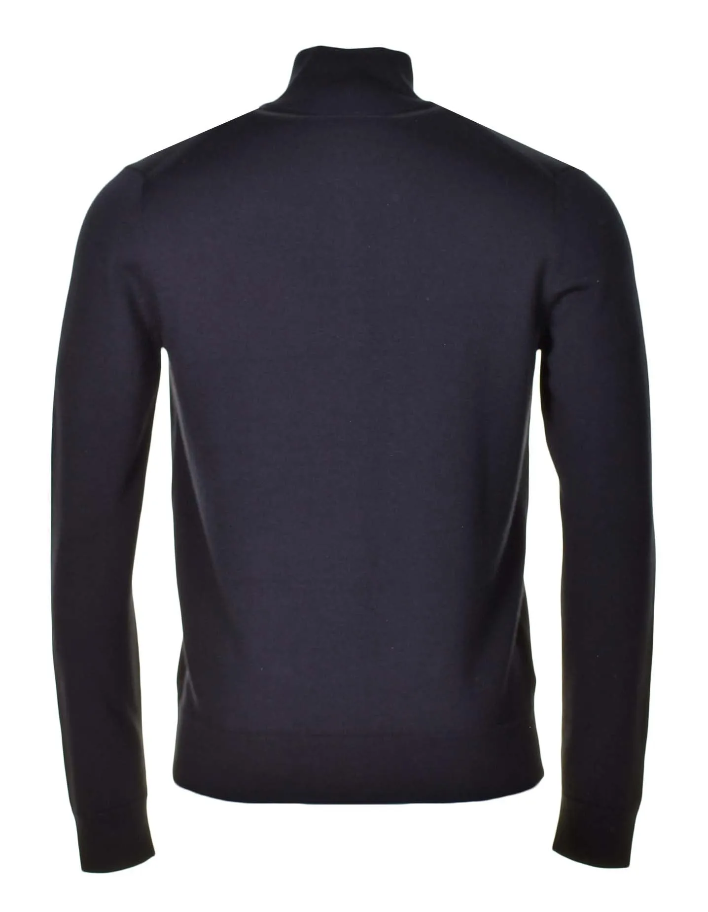 Half Zip Knitted Jumper Navy