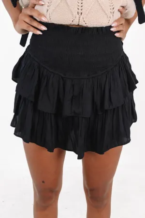 Headed For Happy Hour Skort - Black