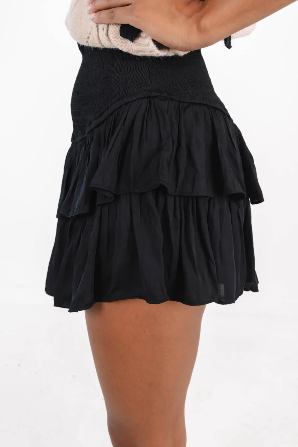 Headed For Happy Hour Skort - Black